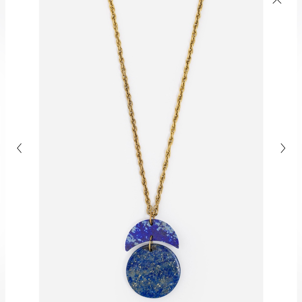 Johnny Was Moonstack Pendant Necklace- Nwt 99$